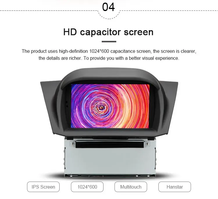 JDASTON Android 10,0 автомобильный dvd-плеер для Ford Fiesta 2013 wifi gps навигация 1 Din автомагнитола стерео Мультимедиа