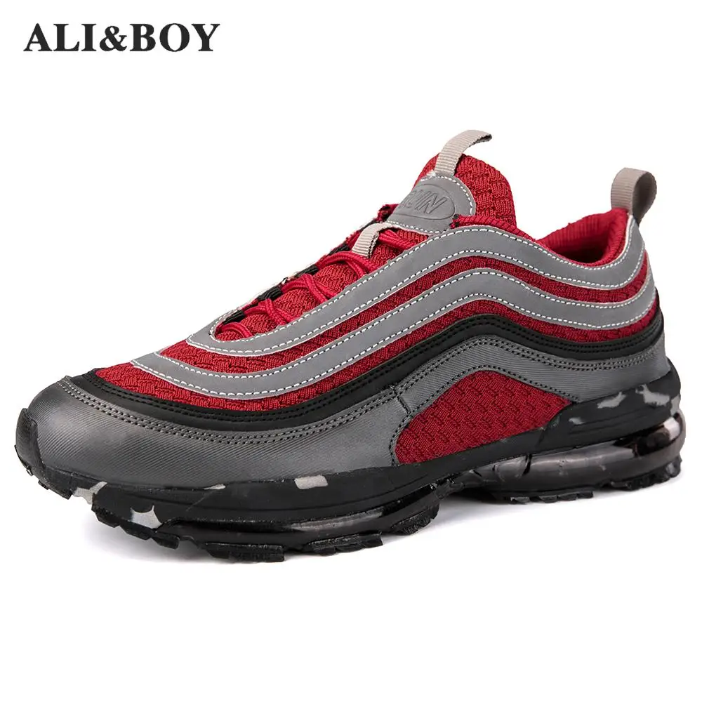 2019 New Outdoor Sports Men And Women Air Cushion Running Shoes Summer Arrivals Breathable Cozy Brand Mens Sneakers | Спорт и