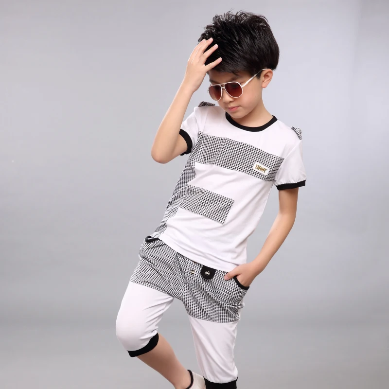 Летняя детская одежда 2021 комплект одежды с коротким рукавом для мальчиков
