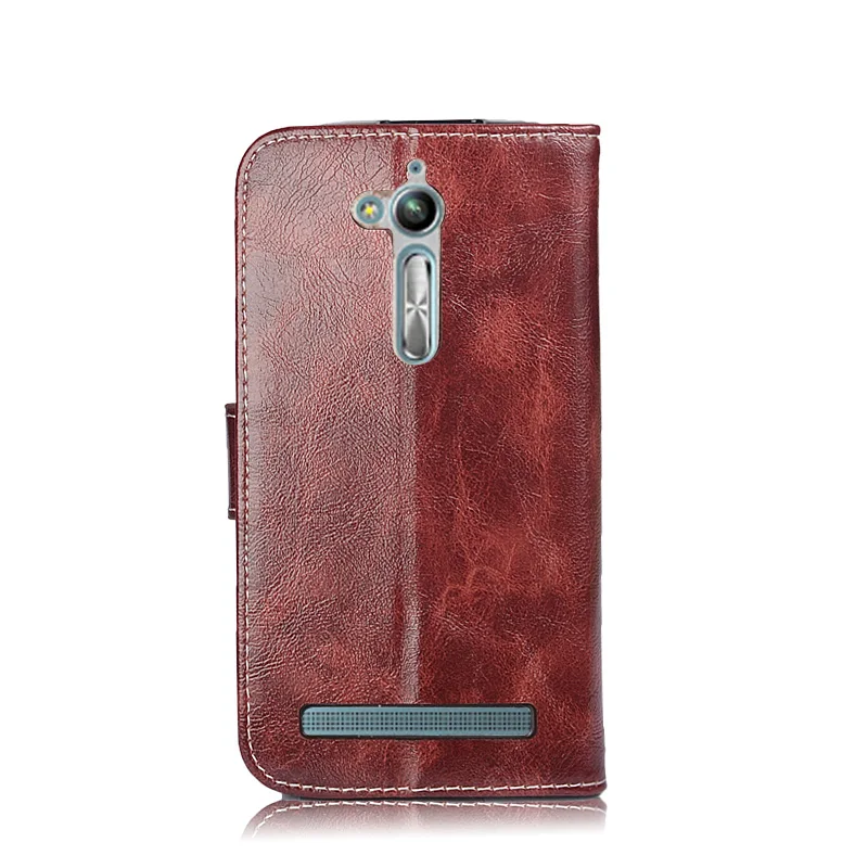 Брендовый чехол J & R для Asus Zenfone Go ZB500KL кожаный бумажник откидная крышка ZB500kl 5 0