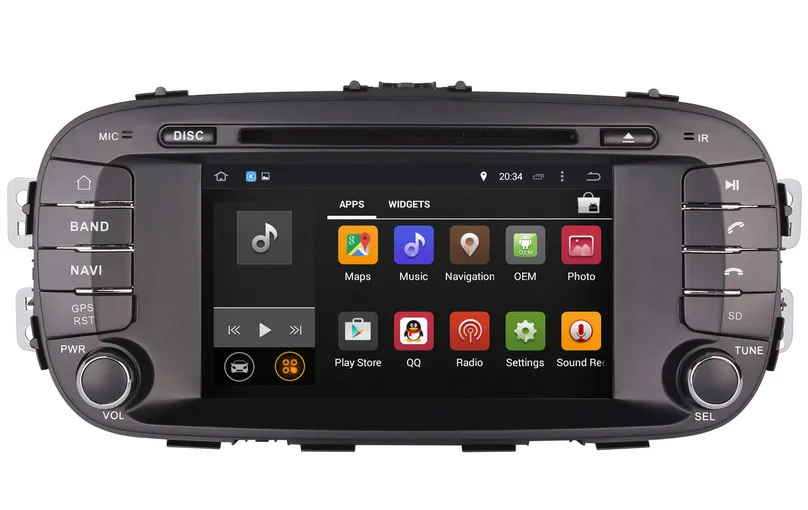 Android 8 0 автомобильный gps навигация dvd плеер для Kia Soul 2014 2015 с радио Bluetooth USB SD WIFI