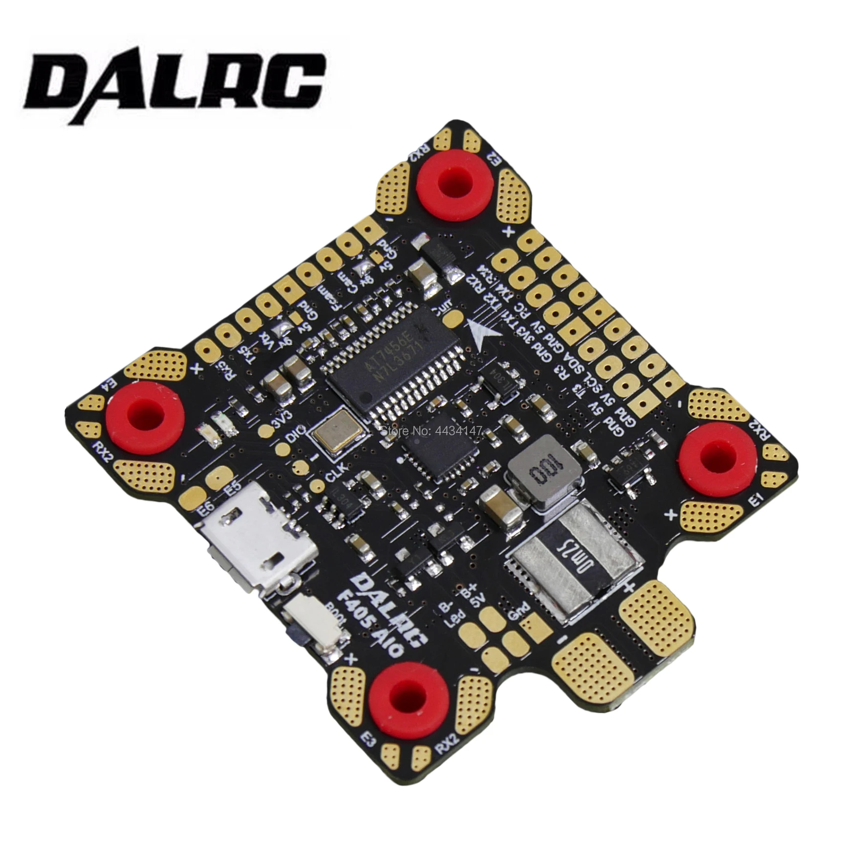 DALRC F405 AIO полет Управление высокое качество MCU STM32 F405RGT6 MPU6000 гироскопа F4 AIO полет Управление Встроенный OSD BEC 9В/3A PDB FC