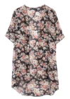 2018 модные шифоновые блузки богемные женские цветочный принт женский свободный жакет кимоно кардиган блузка одежда S-XL