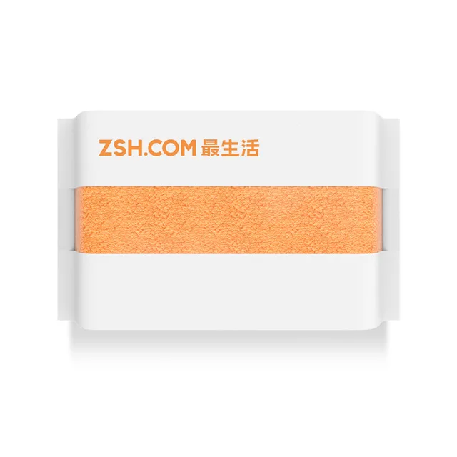 Orange Xiaomi ZSH полиэфирен антибактериальное полотенце молодой серии хлопок 5 цветов высоко абсорбирующие для ванной полотенце для лица и рук - Цвет: Orange