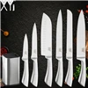 XYj набор кухонных ножей из нержавеющей стали, лезвие из высокоуглеродистой стали, нескользящая ручка, ножи для мяса, рыбы, фруктов, суши, аксессуары для приготовления пищи