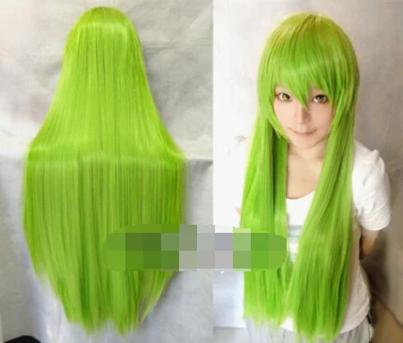 ZCD USPS to USA Green Long Straight Anime party Cosplay Full Wig 150320 w01127 (C0321) |