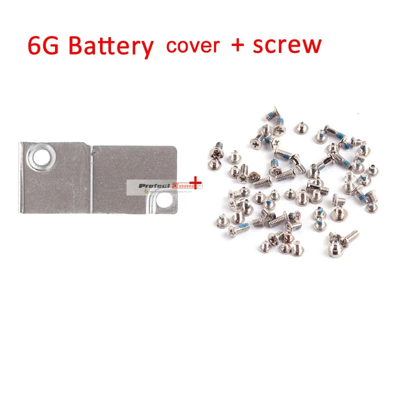 6G battery screws Батарея FPC гибкий кабель крышка+ Полный Винты для iphone 5 5S 6 6S 7 8 plus внутренний металлический кронштейн клип держатель запчасти - Цвет: 6G battery screws