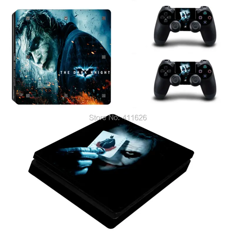OSTSTICKER виниловая тонкая наклейка для PS4 Sony Playstation 4 Тонкая консоль + 2 контроллера