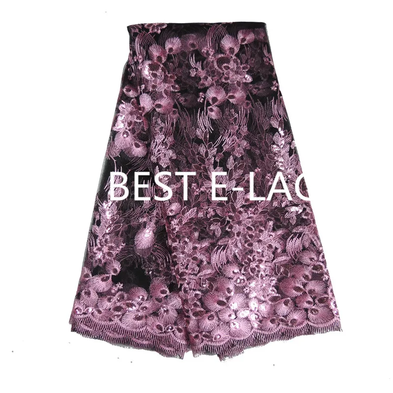 Французский чистая кружевной ткани 2017 последние Африканский гипюр с вышивкой