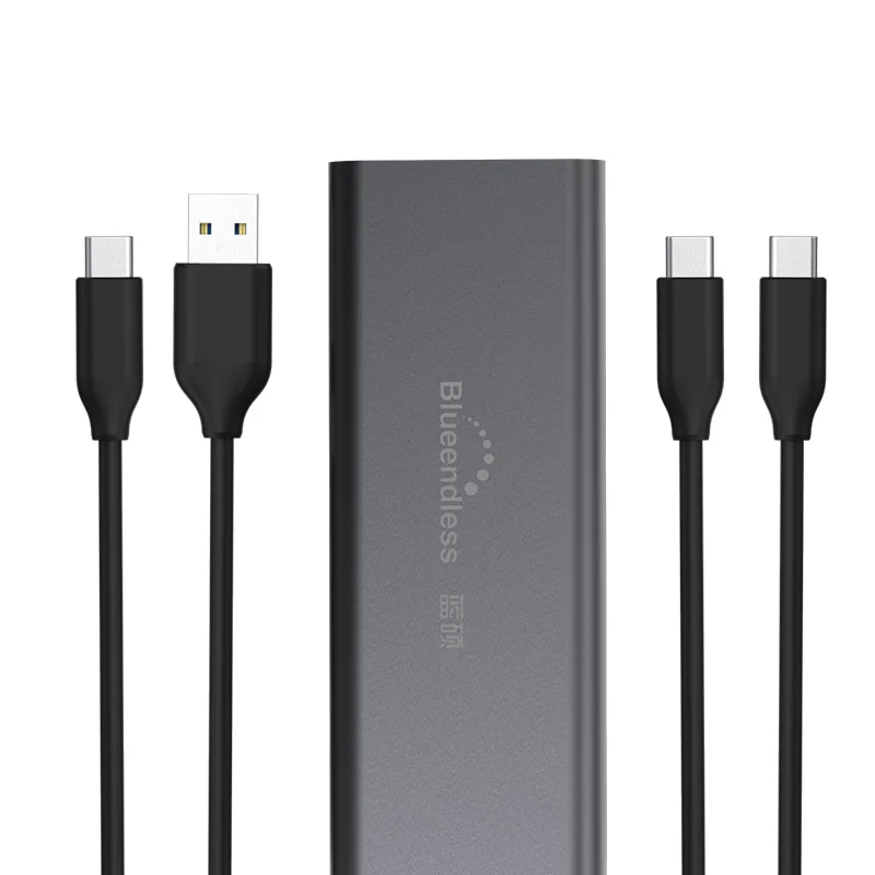 Blueendless PCle NVME M.2 портативный ssd жесткий диск чехлы type c usb 3 0 msata Корпус черный
