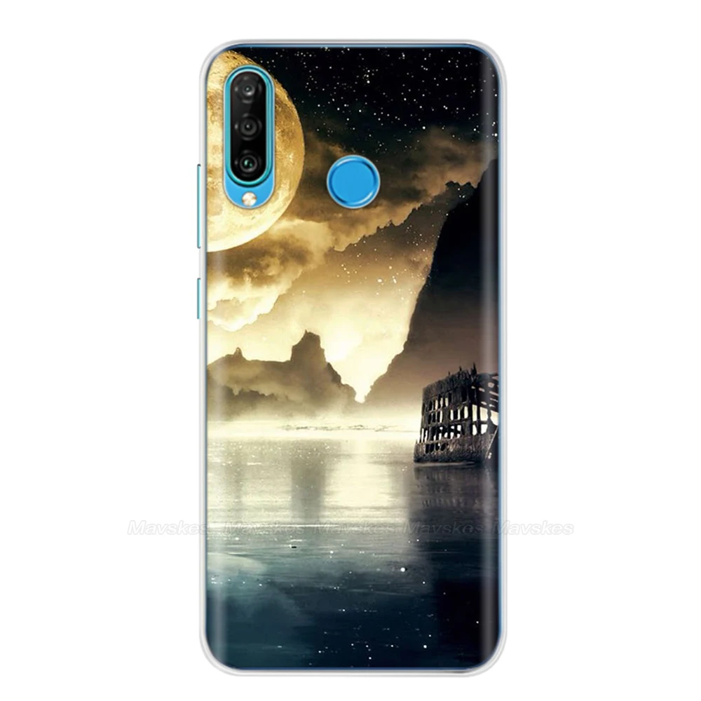 Для huawei P30 Lite Чехлы Силиконовые Мягкие ТПУ задняя крышка для Funda huawei P30 Lite Pro P30Lite P30Pro P 30 чехол для телефона Couqe - Цвет: 45