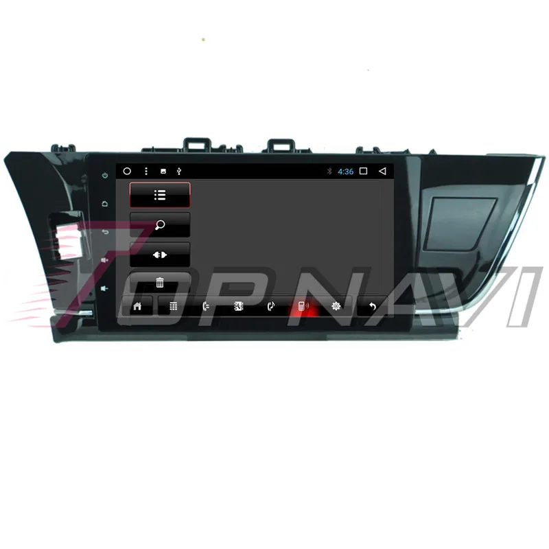 Автомобильный плеер для Toyota COROLLA 2014-2016 10 1 дюйма Android 8 автомобильный GPS-навигатор