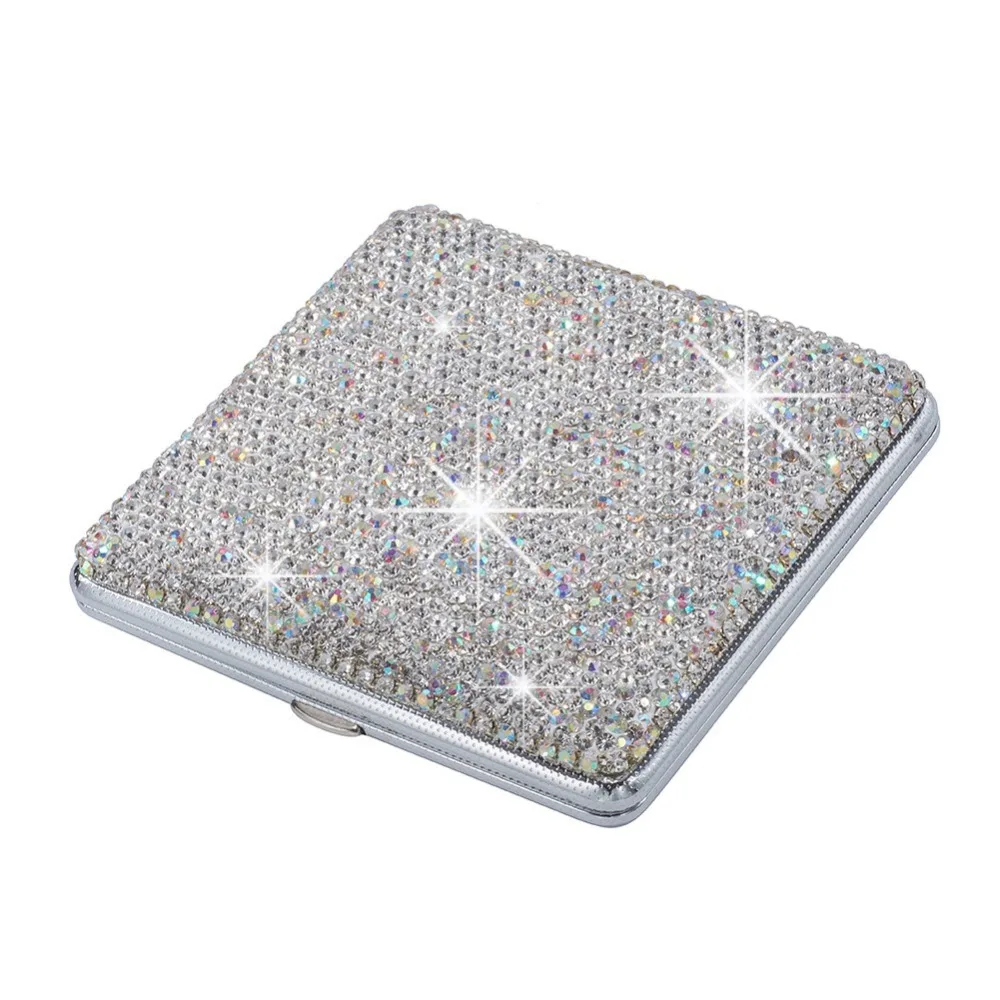 Car Storage Bag Shiny Portable Organizer Auto Storage Box Exquisite Case Holder For Cards Cigarette