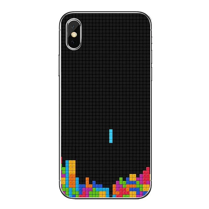 Прозрачные мягкие чехлы для huawei P20 Lite Nova 2i 3i 3 GR3 Y6 Pro Y7 Y8 Y9 Prime 2018 2019 тетрис чехол