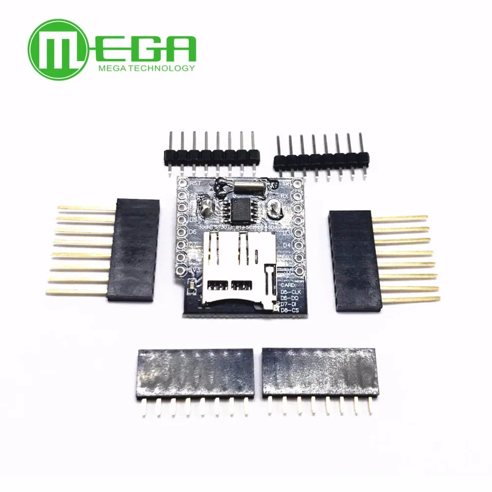 1 шт. карта памяти Micro SD WeMos WIFI D1 + RTC DS1307 для Arduino Raspberry | Электронные компоненты и