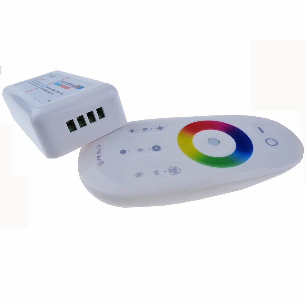 DC 12V 24V RGB Led Controller 2.4G RF Touch Screen Remote Control 18A per Channel for smd 5050 3528 5630 led rgb strip Light | Лампы и