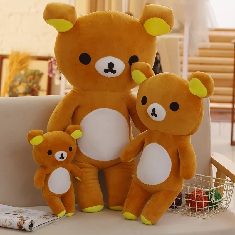 

30/60/80 Cm Soft Rilakkuma Bear Plush Toy Stuffed Animal Kuma Bear Toys For Children Home Decoration Decent Bed Toy