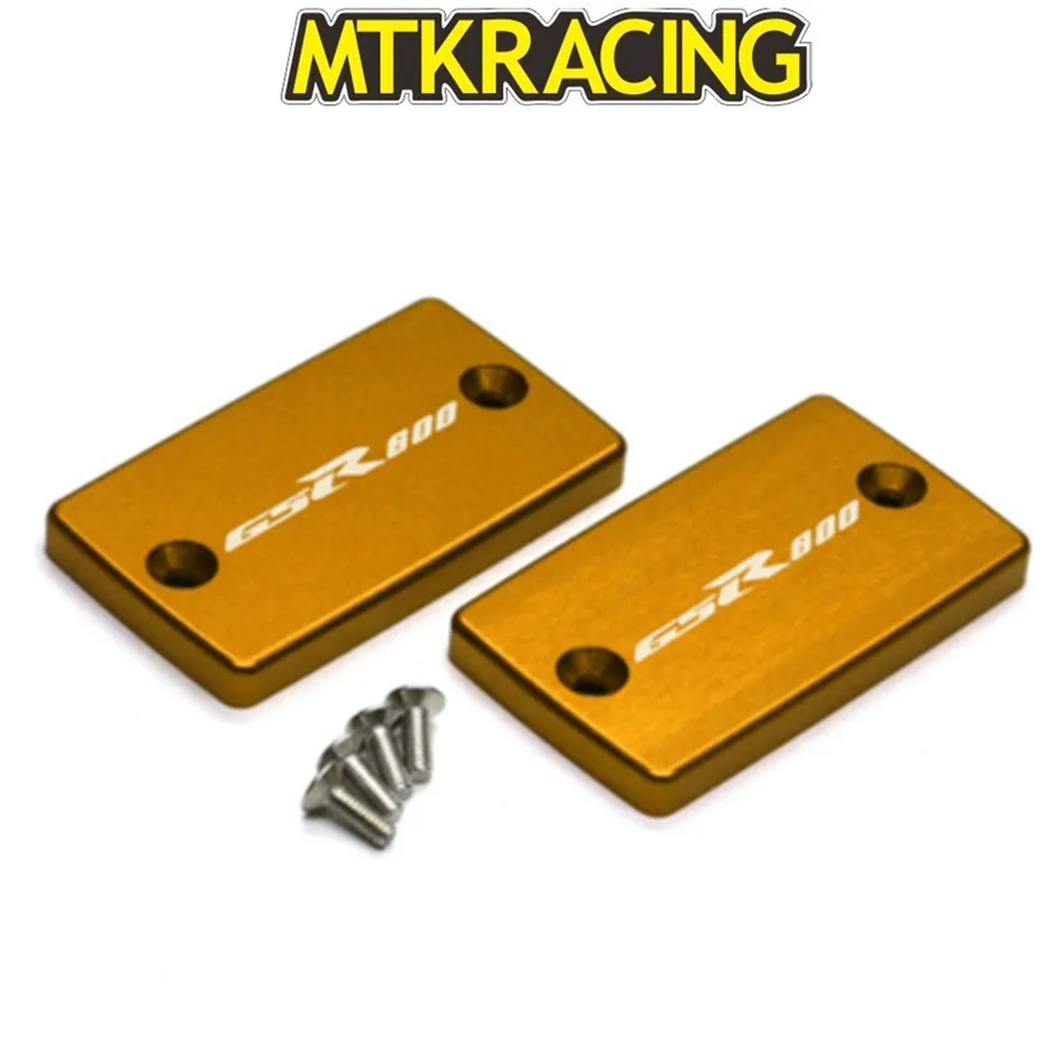 MTKRACING для SUZUKI GSR 600 2006-2011 GSR 600F 1993-2006 2 шт мотоциклетный алюминиевый бачок тормозной жидкости для переднего колеса Крышка GSR600