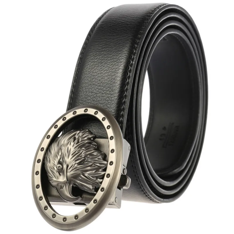 

Casual leather belt Men's leather belt automatic buckle belt LY 136-3064-1 luxury fashion mens belt