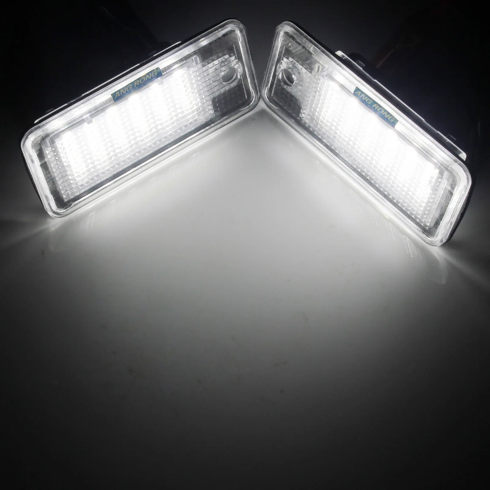 ANGRONG 2X 18 SMD 5050 Canbus номерной знак светодиодный светильник для AUDI A6 C6 S6 A4 S4 B6 B7 A8 S8 A3 |