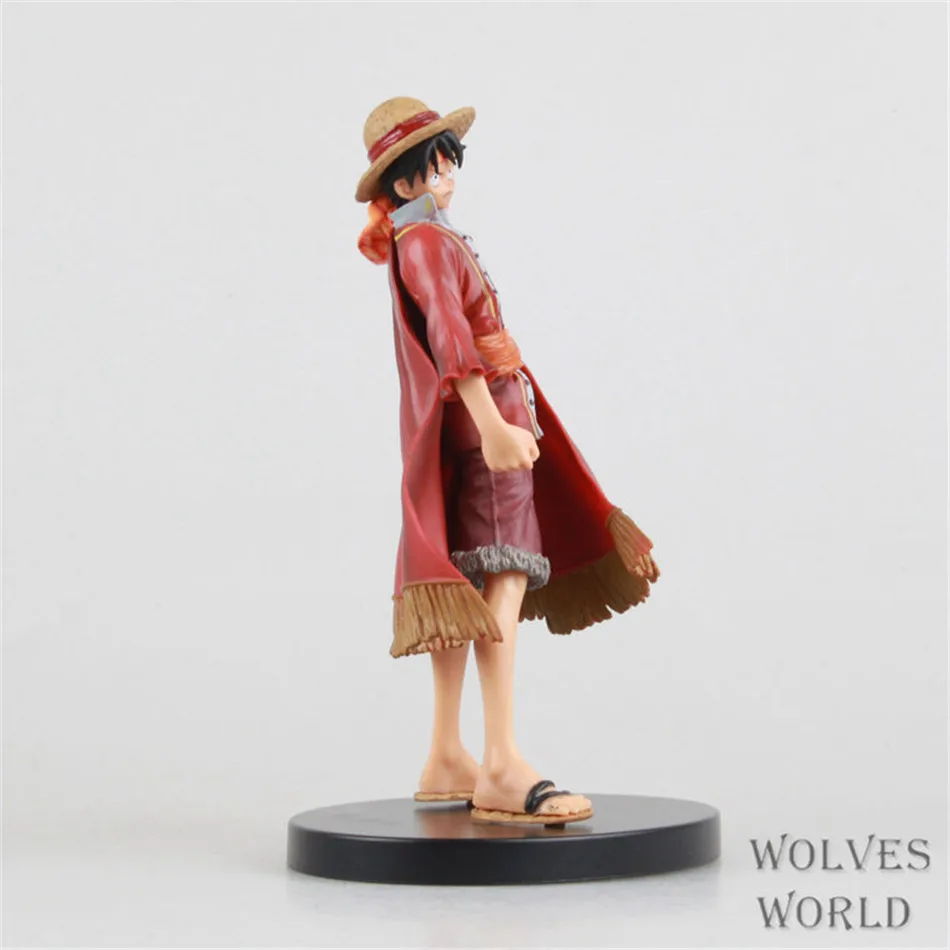 Аниме Chanycore цельные фигурки из ПВХ новый мир Луффи красный Вер 17 см|doll model|one pieceanime