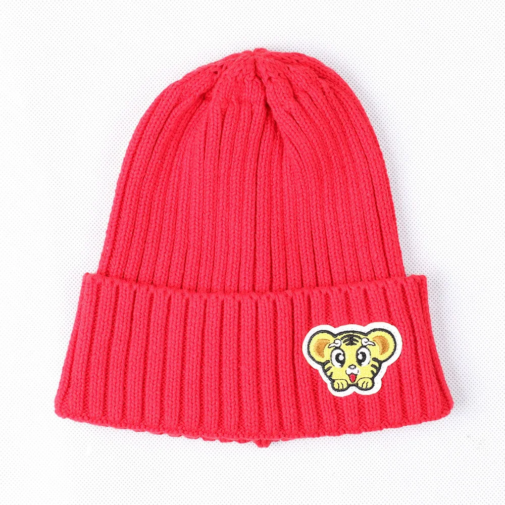 Детская шапочка зимняя вязаная шляпа теплая шапка для малышей хлопковая