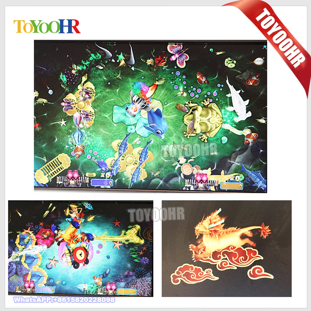 Мульти PCB игры доска 2 игроков Рыбная игра с кабелем провода для игровых машин