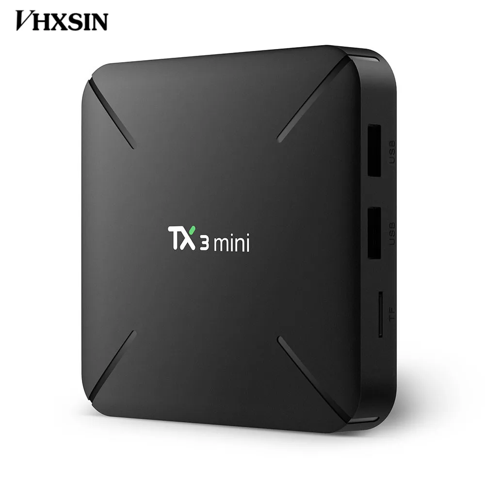 VHXSIN 5 PCS/LOT Tanix TX3 Mini L Smart TV Box Android 7.1 Amlogic S905W 4K 2GB 16GB H.265 2.4G WiFi | Электроника