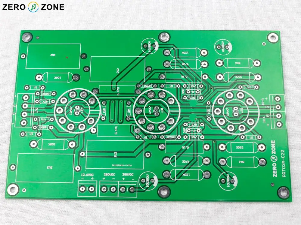 GZLOZONE PRT 03A Hi Fi стерео ламповый предусилитель PCB базы на C22 цепи|tube circuit| |