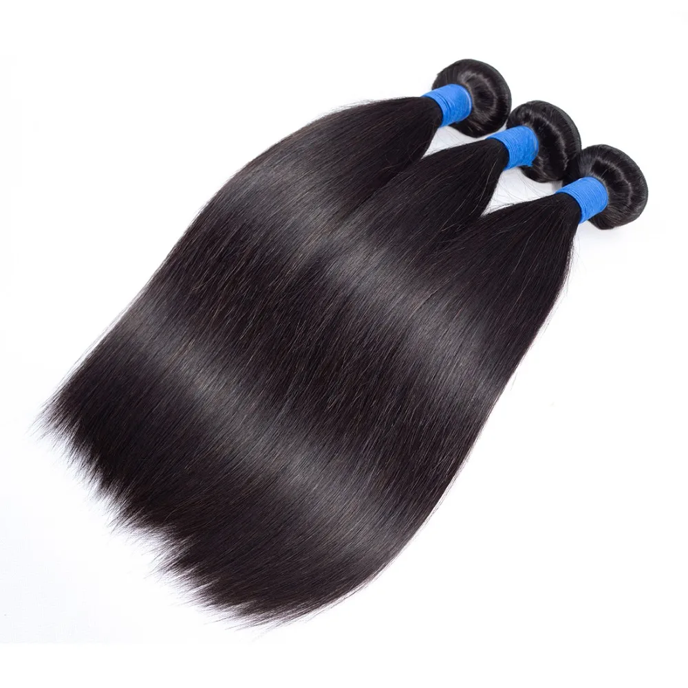 Peruvian Straight Hair Weave Bundles 1 Pc Only 8&quot-28&quot Inches Human Natural Color Remy Extension Free Shipping | Шиньоны и