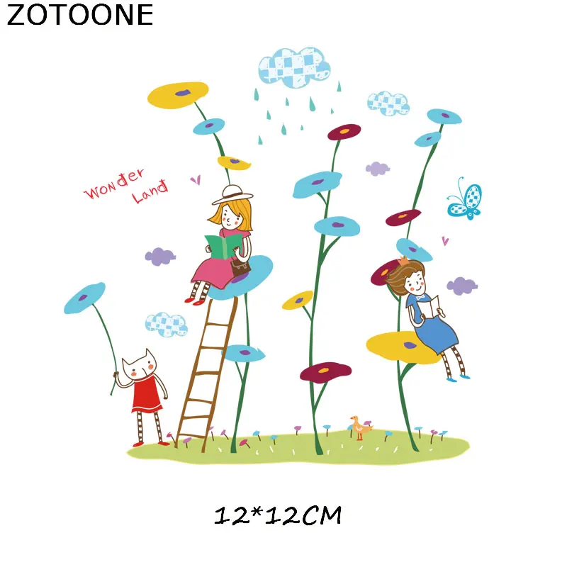 ZOTOONE простые цветы утюжок на заплатках для одежды Dreamcatchers теплопередача одежду