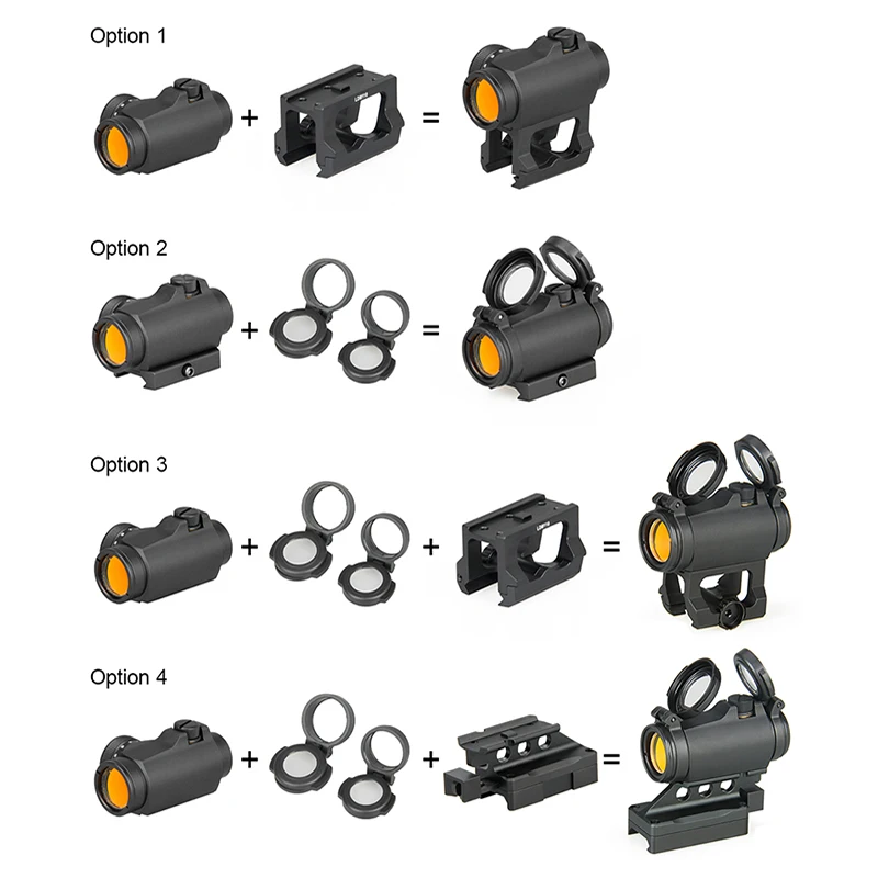 PPT Hot Tactical Scope Mount Riser Mount для T2 Red Dot Sight подходит для любого Пикатинни gs24-0149