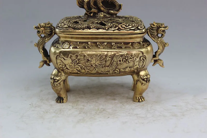 

Ssangyong incense smoke bronze crafts ornaments home decorations evil insurance