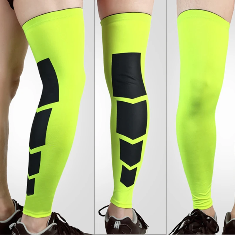 1 шт. эластичные Баскетбол компрессионный рукав ногу ботфорты до середины икры