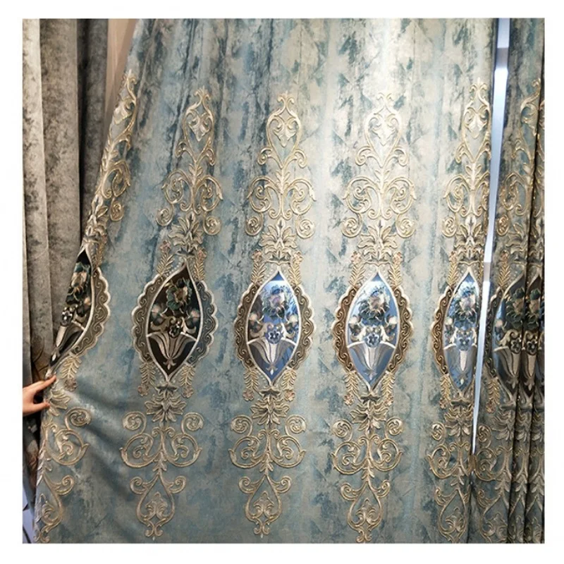 Китайский стиль экстравагантность становится снегом Нил вышивка шторы для