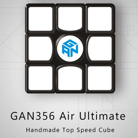 Магический куб специальный заказ Ссылка(Gans 356S V2 черный куб Gan 356 Air Master UM speed cube) GAN AIR SM 3X3 Магнитный скоростной куб
