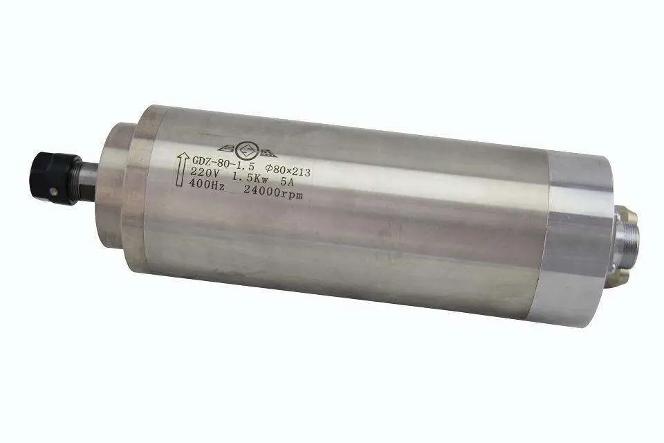 Двигатель шпинделя водяного охлаждения 1 5 кВт для маршрутизаторов с ЧПУ|Шпиндель