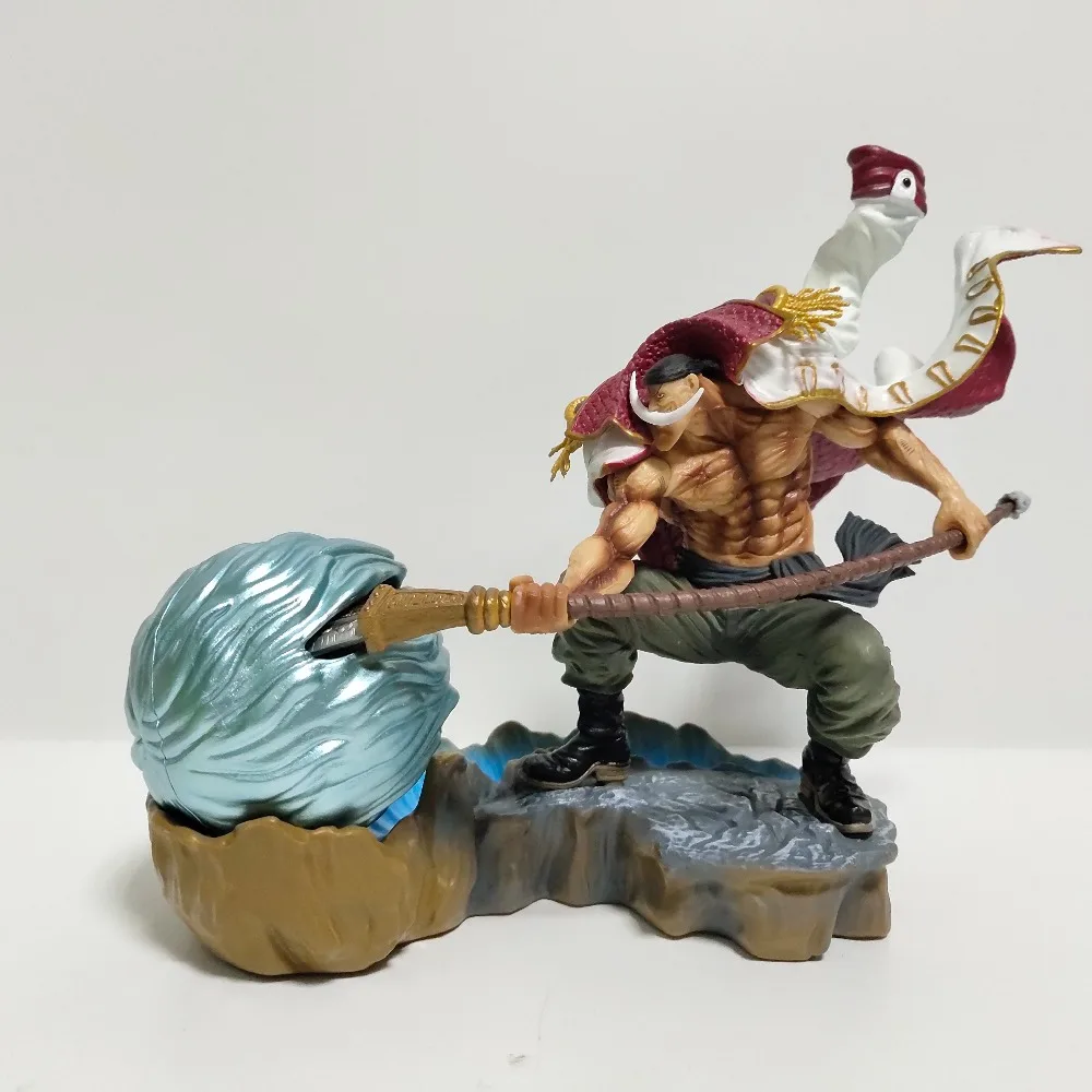 Экшн фигурка белая борода Эдвард Ньюгейт Игрушечная модель Power Up Onepiece sculture аниме