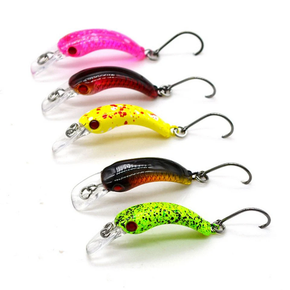 1 шт. микро рыболовная приманка в форме банта гольян Crankbait мини Рыболовная Снасть