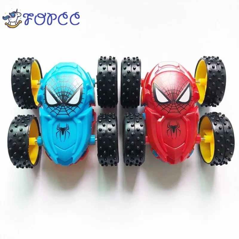 1 шт. детская игрушка пауки инерция двусторонний гоночный автомобиль новая
