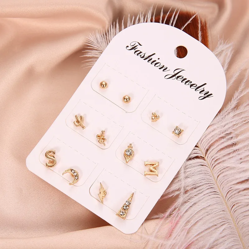 Серьги гвоздики с цветочным КАКТУСОМ для женщин|Серьги-гвоздики| |