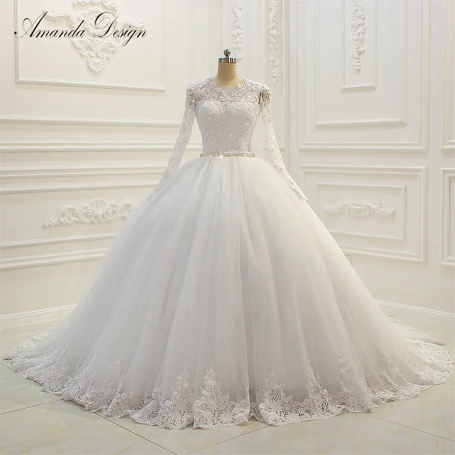 Женское бальное платье кружевные свадебные платья Amanda Novias Real|amanda novias|wedding dress amanda