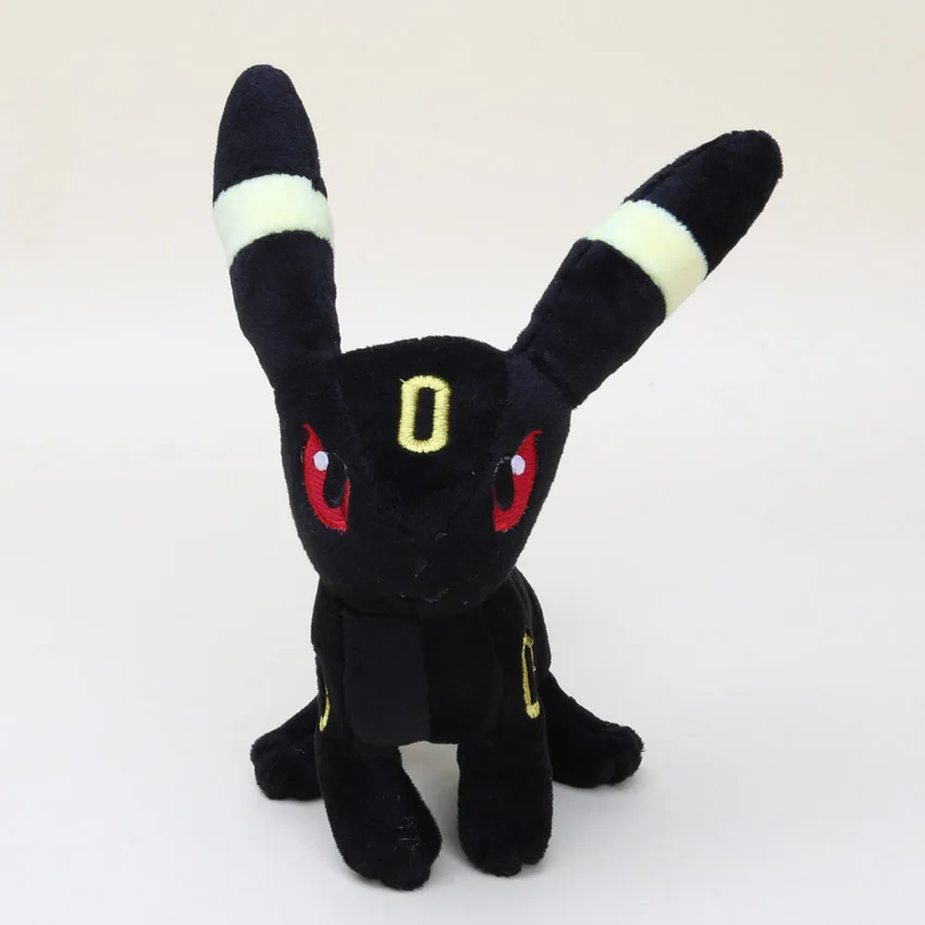 black 20cm 15-20 см Eevee плюшевые игрушки Sylveon Espeon flarion Umbreon Glaceon Jolteon Vaporeon Мягкие плюшевые куклы - Цвет: black 20cm