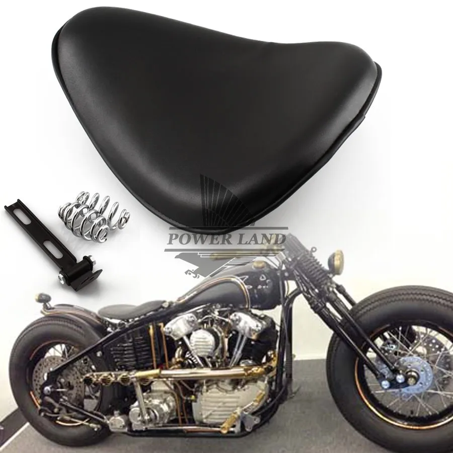 1 шт. черные мотоциклетные Подушки Кожезаменитель оранжевый Стиль соло сиденья