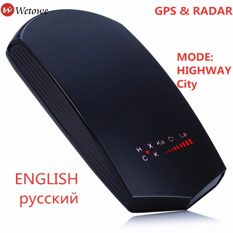 Автомобильный радар WETOWEL4 с функцией обнаружения сигнала V3 скорости 16 диапазонов