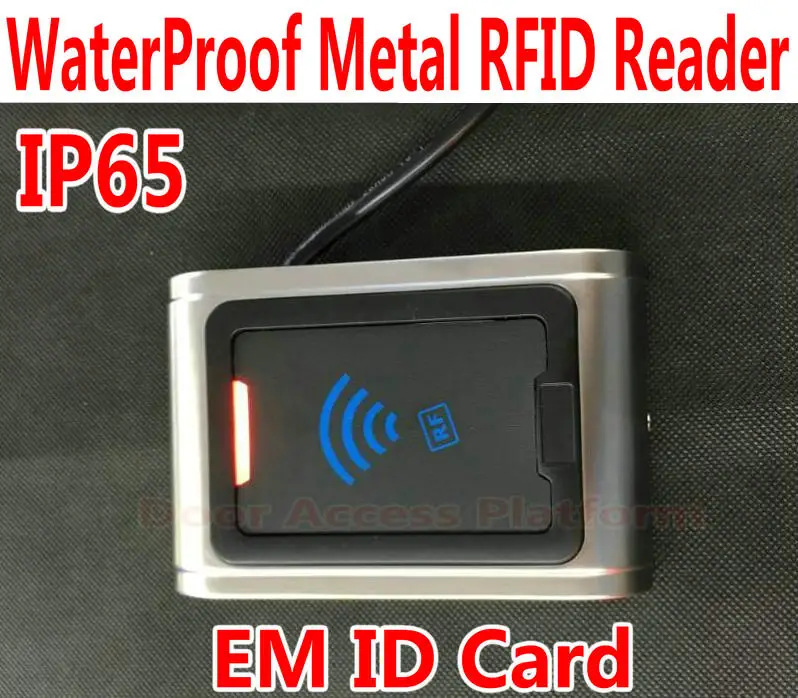 Водонепроницаемый и погодозащищенный + металлический чехол IP65 RFID считыватель