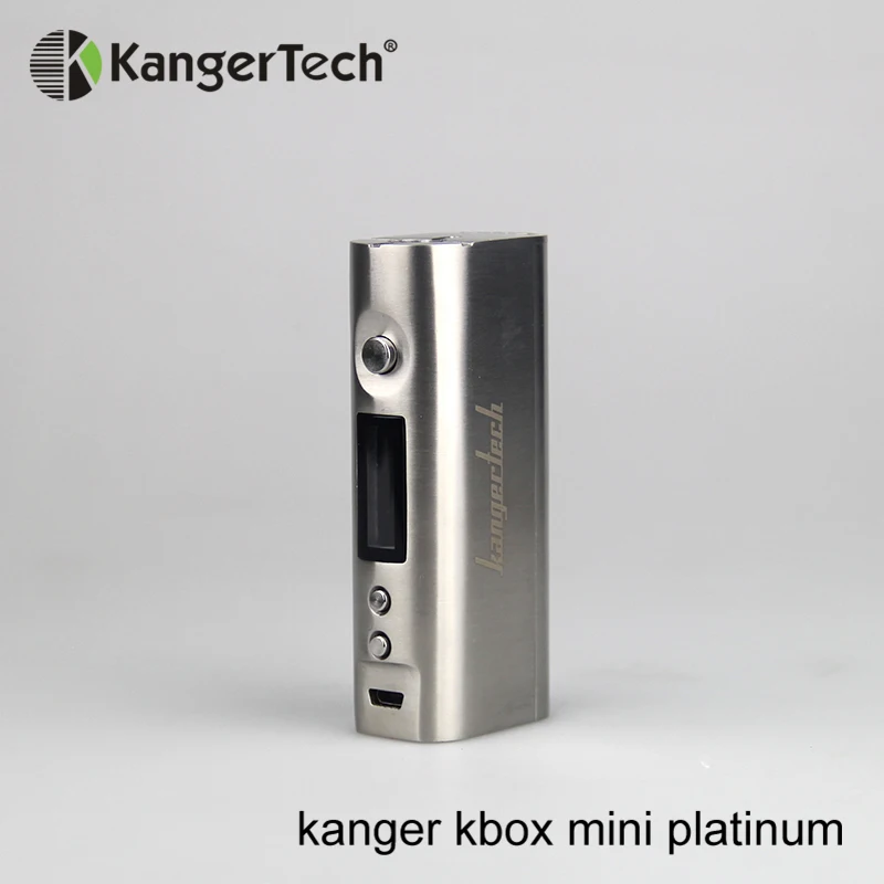 Дешевый Kanger Kbox Mini Platinum 60 Вт TC Box Mod температурный контроль для вейпа Fit 18650