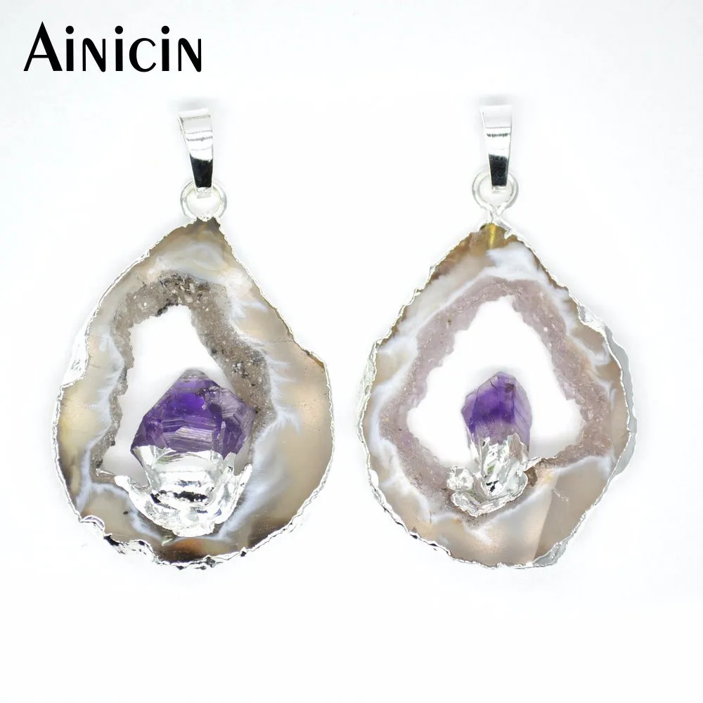 1 пара Рок Кристалл инкрустация Drusy Geode камень цвета золота крюк серьги для модных женщин ювелирные изделия Лучший подарок на день рождения