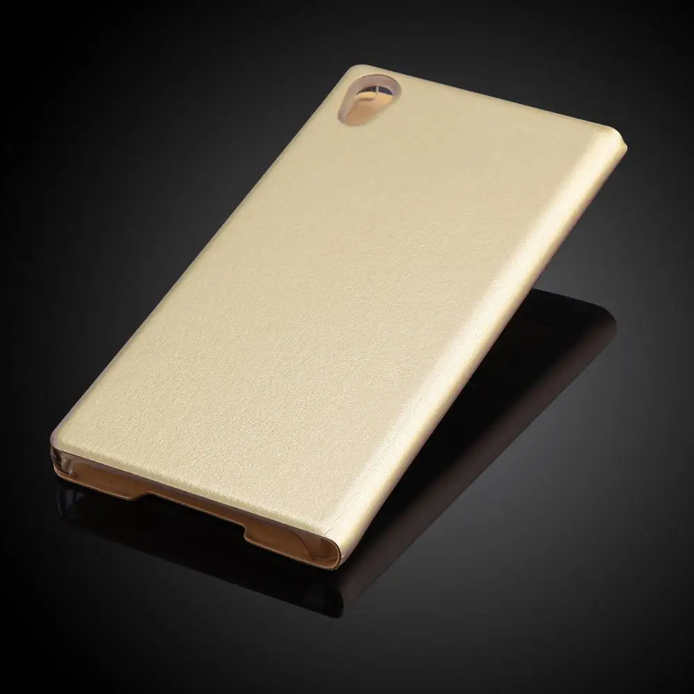 Ультратонкий флип-чехол из искусственной кожи для Sony Xperia Z5 E6603 E6633 E6653 E6683