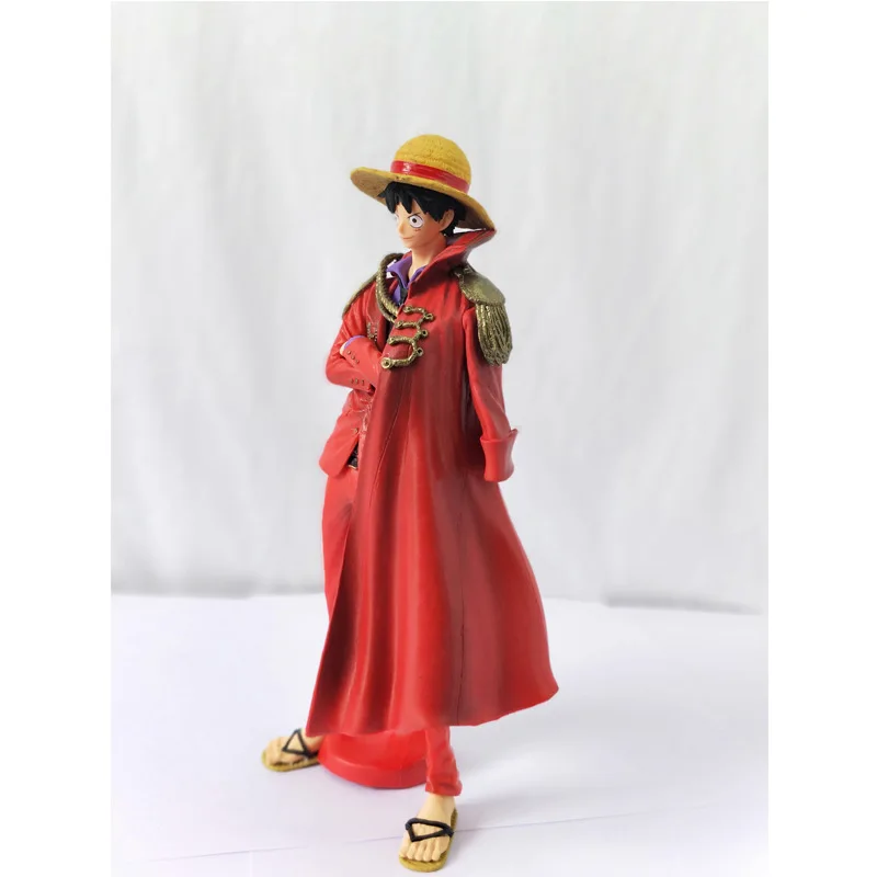 GZTZMY 25 см цельная обезьянка D. Luffy Red 20th аниме фигурка ПВХ Новая коллекция Фигурки